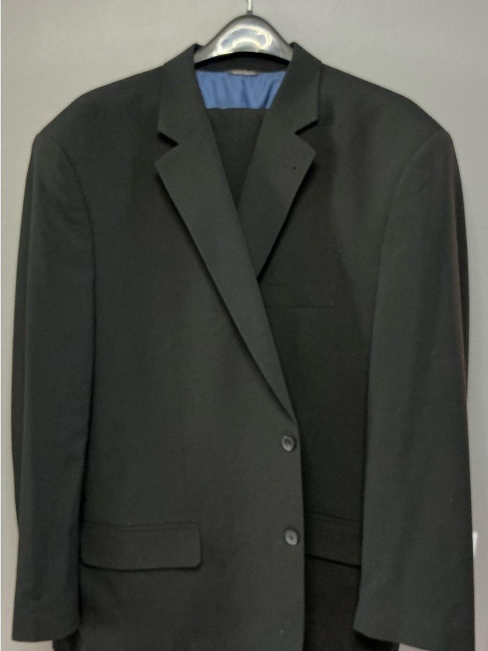 Men's Black Oak Hill Single-Breasted Suit Jacket